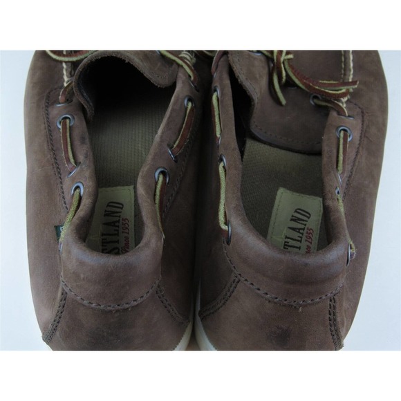 Eastland Sz‎ 10.5 Loafer Brown Leather Men Slip On Yarmouth Medium (D, M)